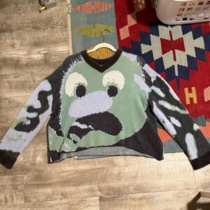 BDG Multicolor V-Neck Sweater